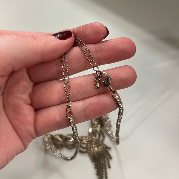 Elegant Silver Statement Necklace - Picture 5 of 5